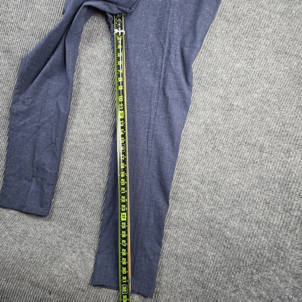 Banana Republic Tailored Slim Pants Mens 30x32 Heather Navy NWT Business Prep